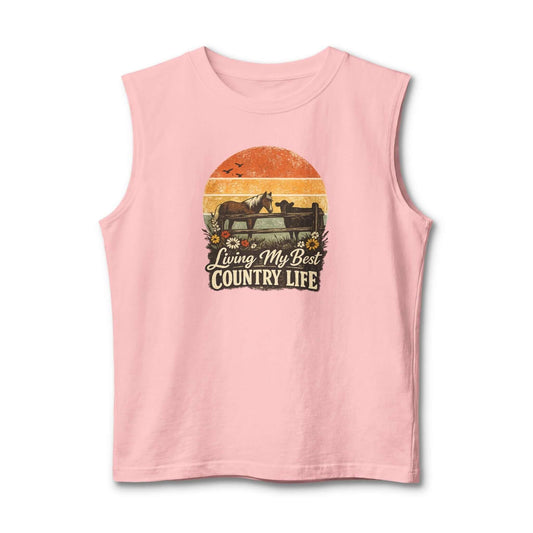 Country Life Tank Top, Western Tank Apparel, Farm Tees - The Best New Thing