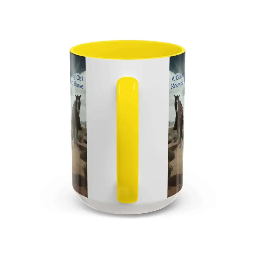 Country Girl Coffee Mug A Cowgirl Knows a Horse is the Best Accessory 15oz Cowgirl Coffee Mugs - Mugs