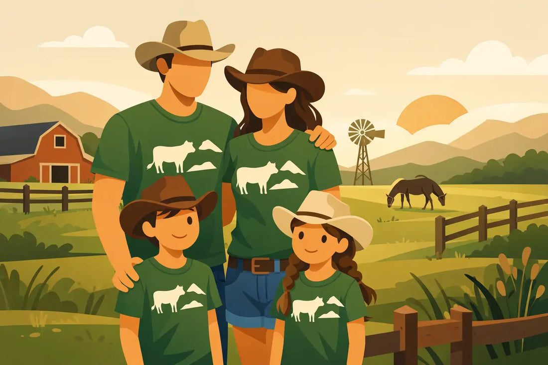 Matching Ranch Family Shirts That Feel Right