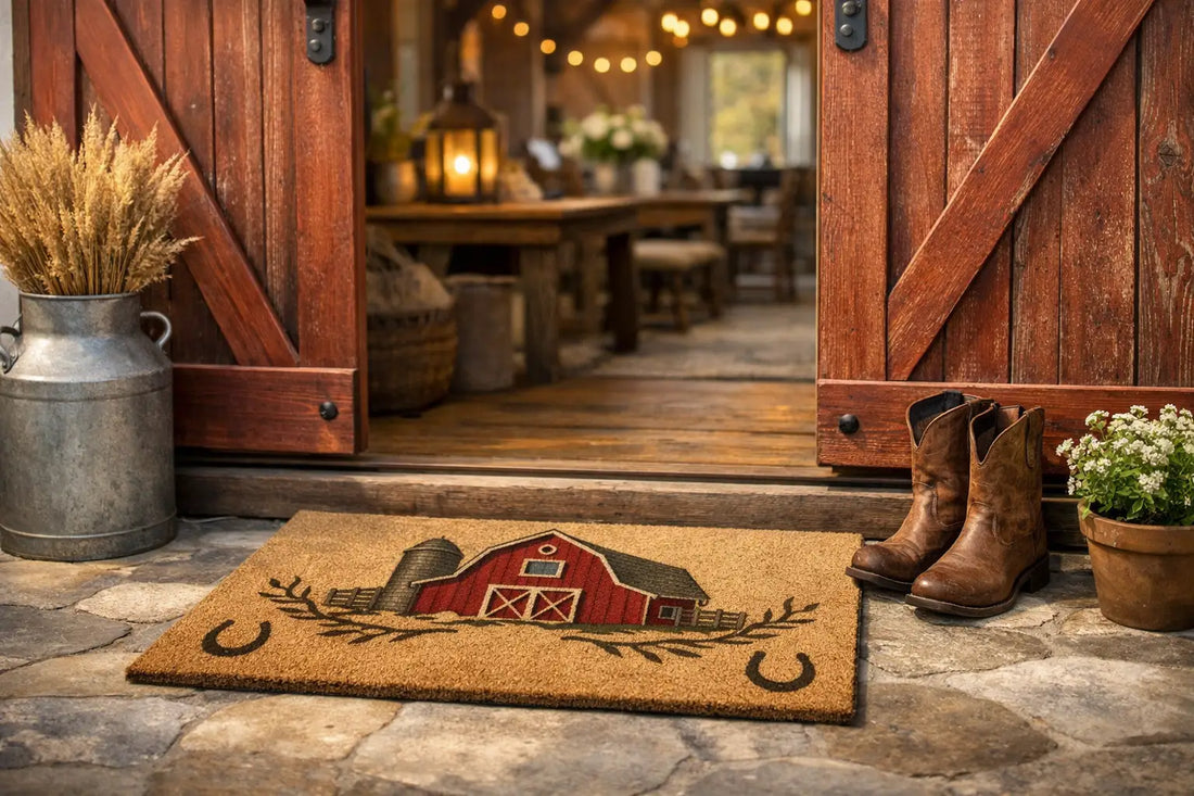How to Personalize Barn Doormats That Feel Like Home
