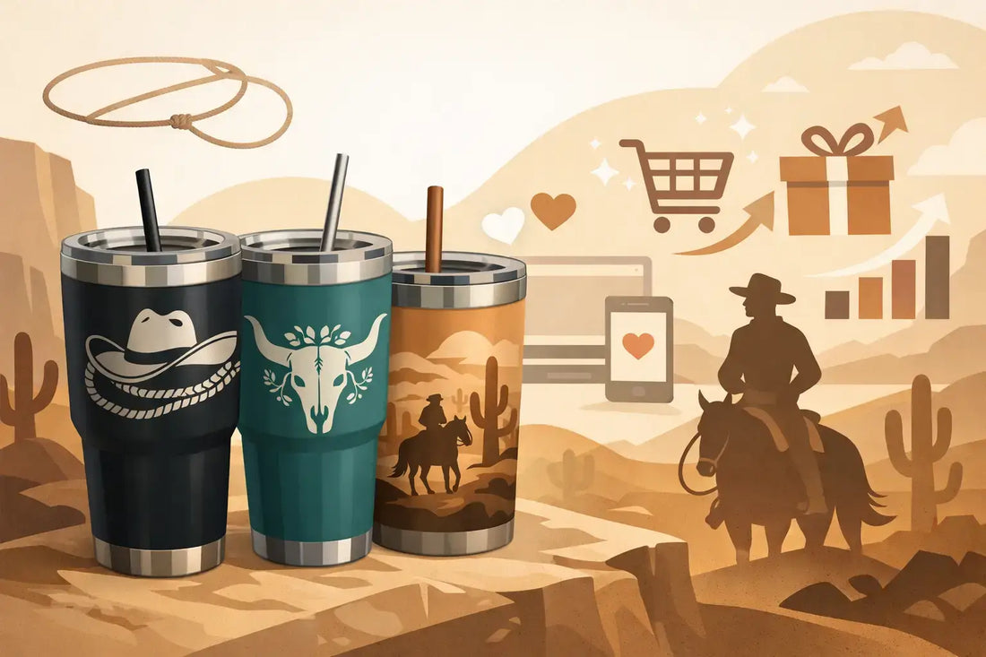 Why Personalized Western Tumblers Sell