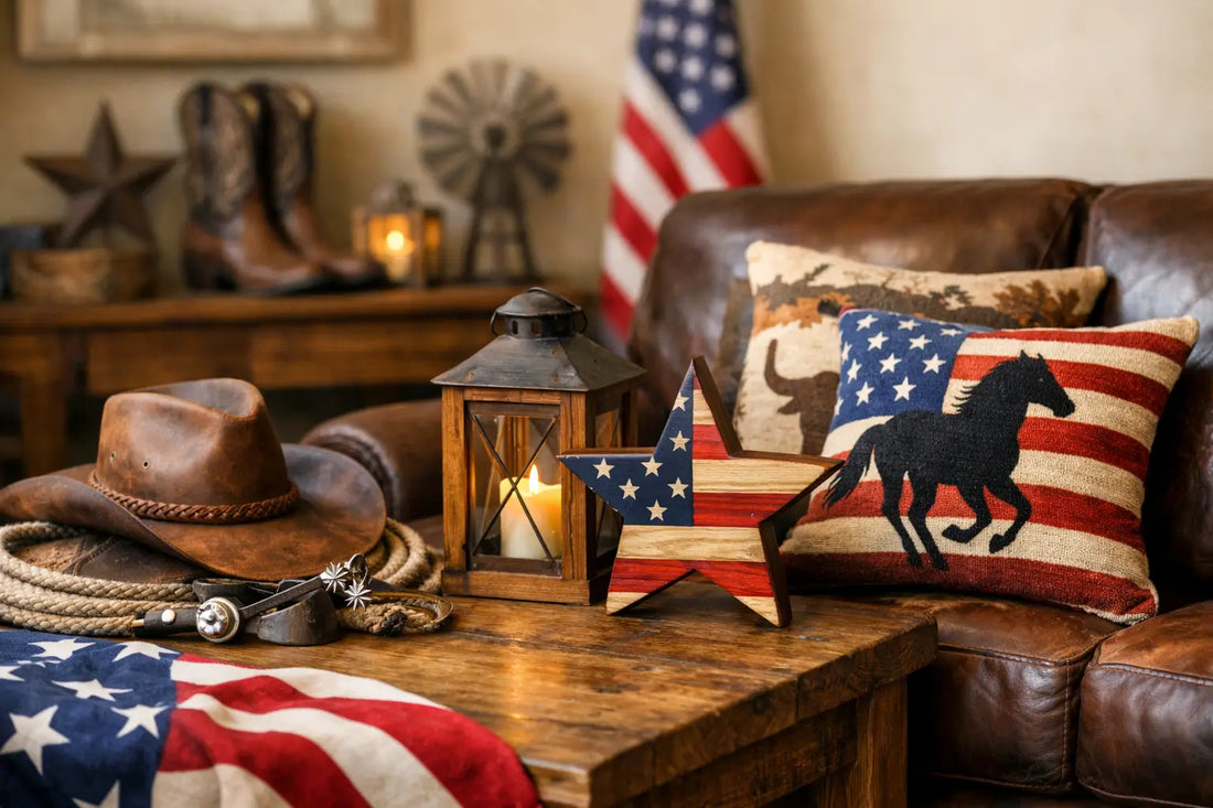 Patriotic Western Home Accents That Feel Right