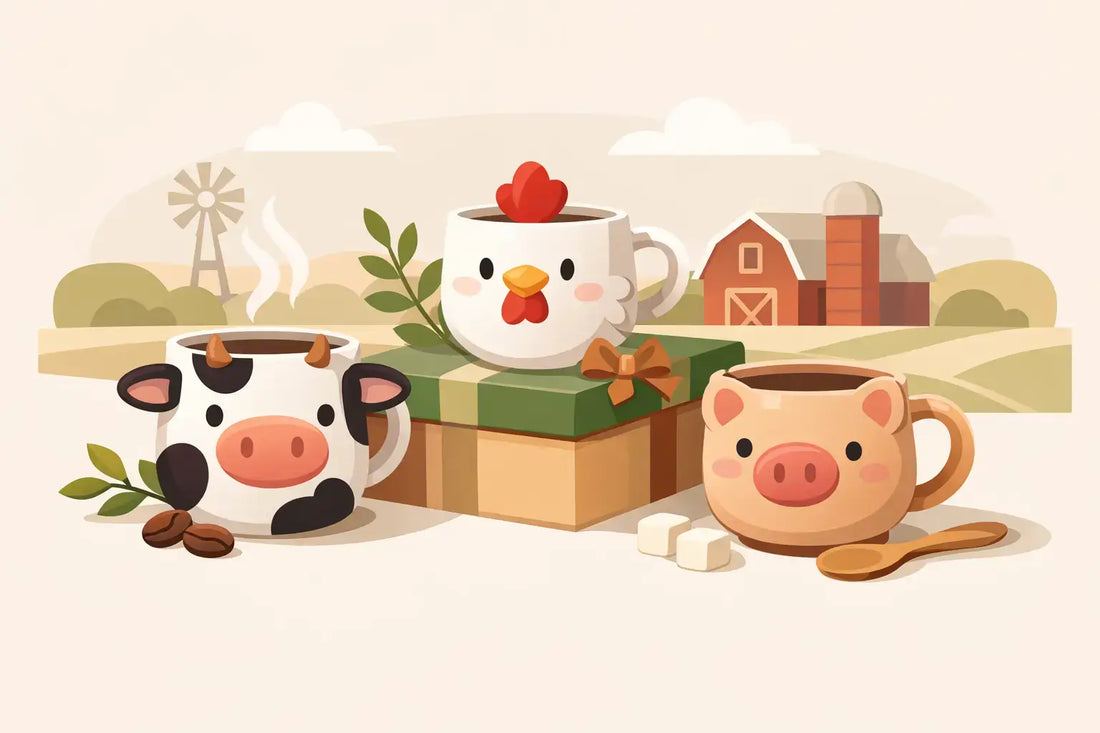 Farm Animal Coffee Mugs That Feel Gift-Worthy
