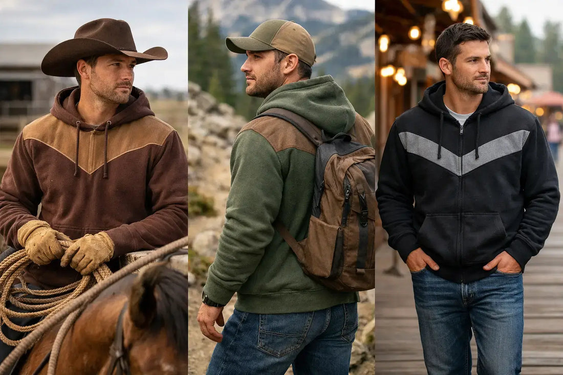 Western Hoodies for Chores, Trails, and Town