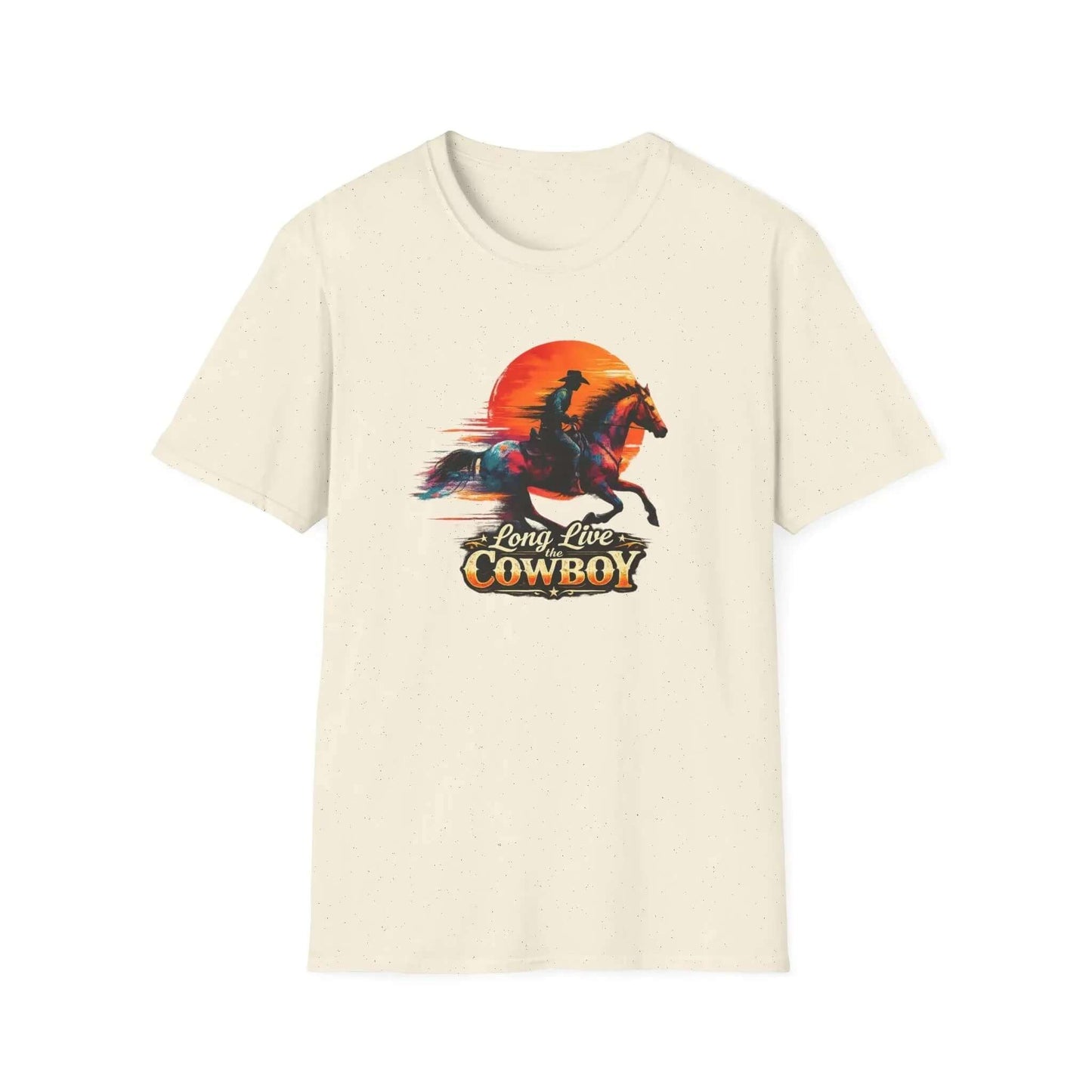 Long Live the Cowboy, Western Horse T-Shirt for Men - The Best New Thing