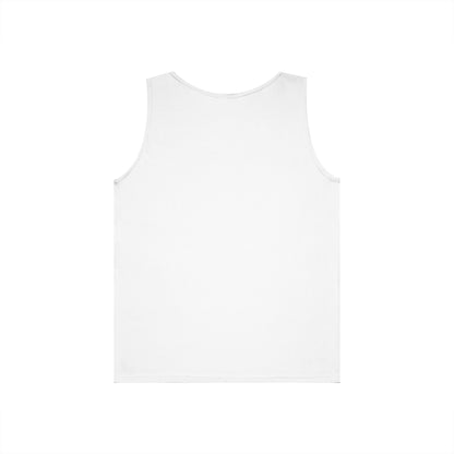 Back view of a plain white Horse Lover Tank Top, ideal for country gifts and custom farm shirts.