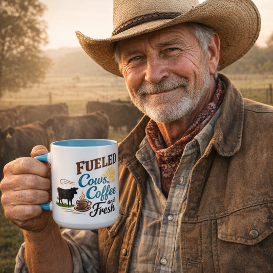 Cow Lovers Mug, Farm Lover Coffee Cup, Western Gifts