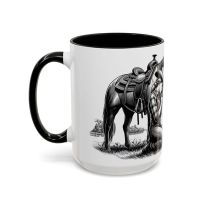 Praying Cowgirl Inspirational Coffee Mug, Horse Lover Cups