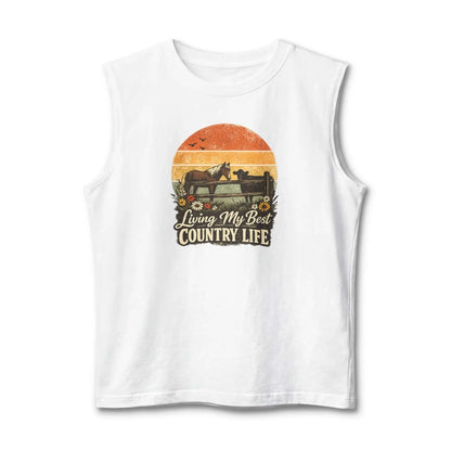 Country Life Tank Top, Western Tank Apparel, Farm Tees - The Best New Thing