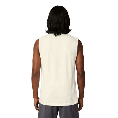 Back view of a man wearing the Country Life Tank, perfect for summer on the farm and outdoor activities.