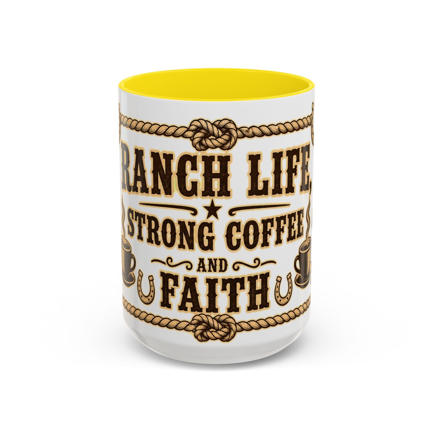 Ranch Life Coffee Mug, Fundraiser Mugs, Silent Auction Coffee Cups