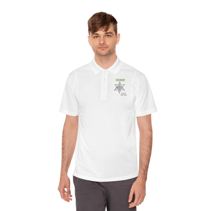 Personalize Sport Polo Shirt worn by a model, showcasing a clean look and breathable fabric.