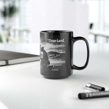 Praying Cowboy Mug, Western Coffee Mug, Inspirational Gifts