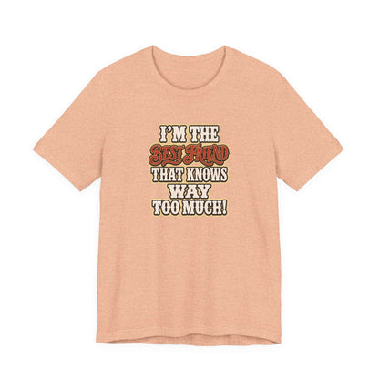 Best Friend T-Shirt featuring humorous text design, lightweight cotton tee for casual wear.