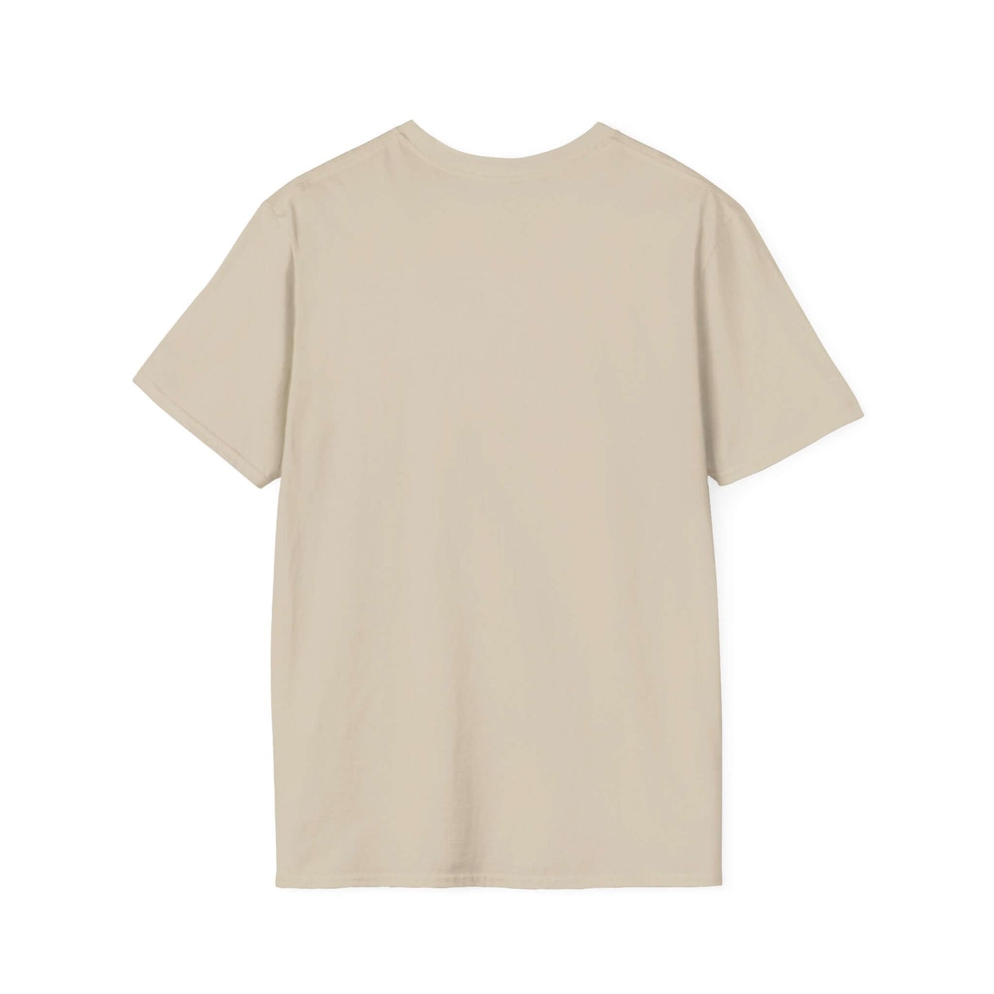 Back view of the Funny Farm Wife Shirt in beige, showcasing comfort and style for farm life humor.