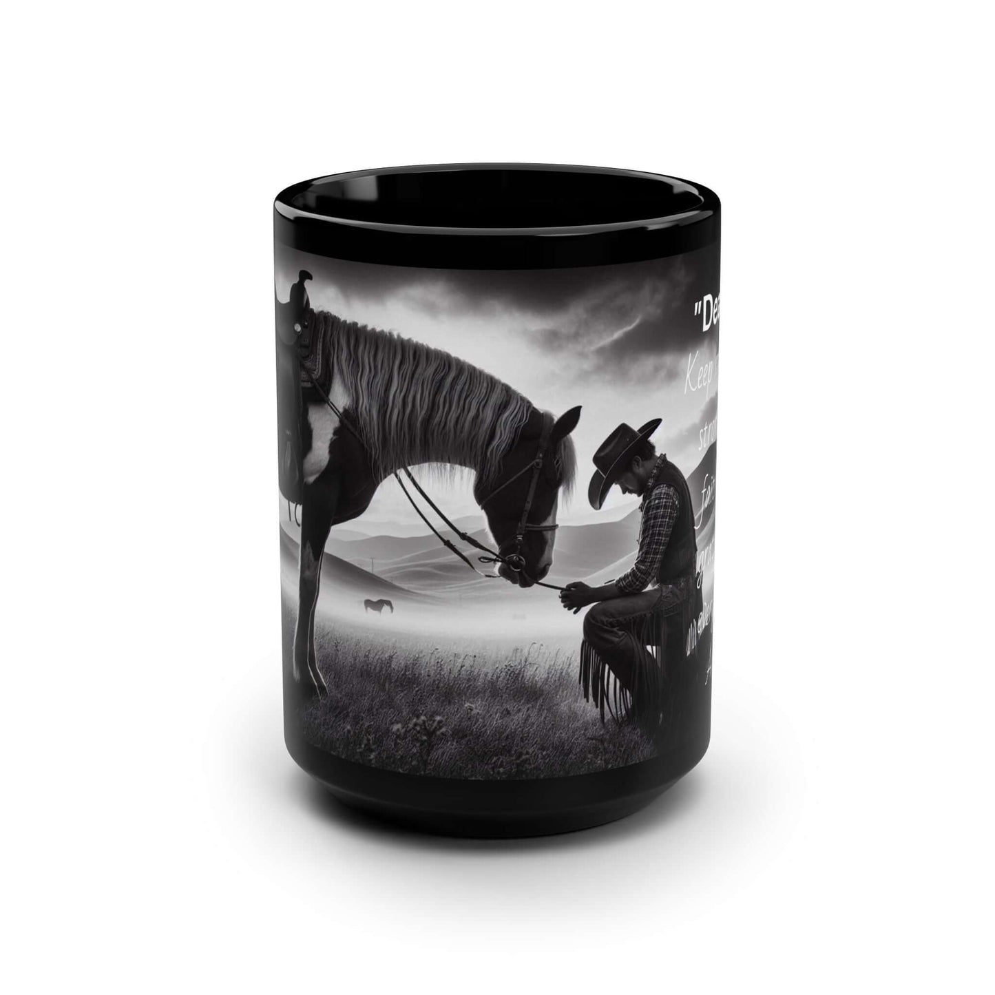 Praying Cowboy Mug, Western Coffee Mug, Inspirational Gifts