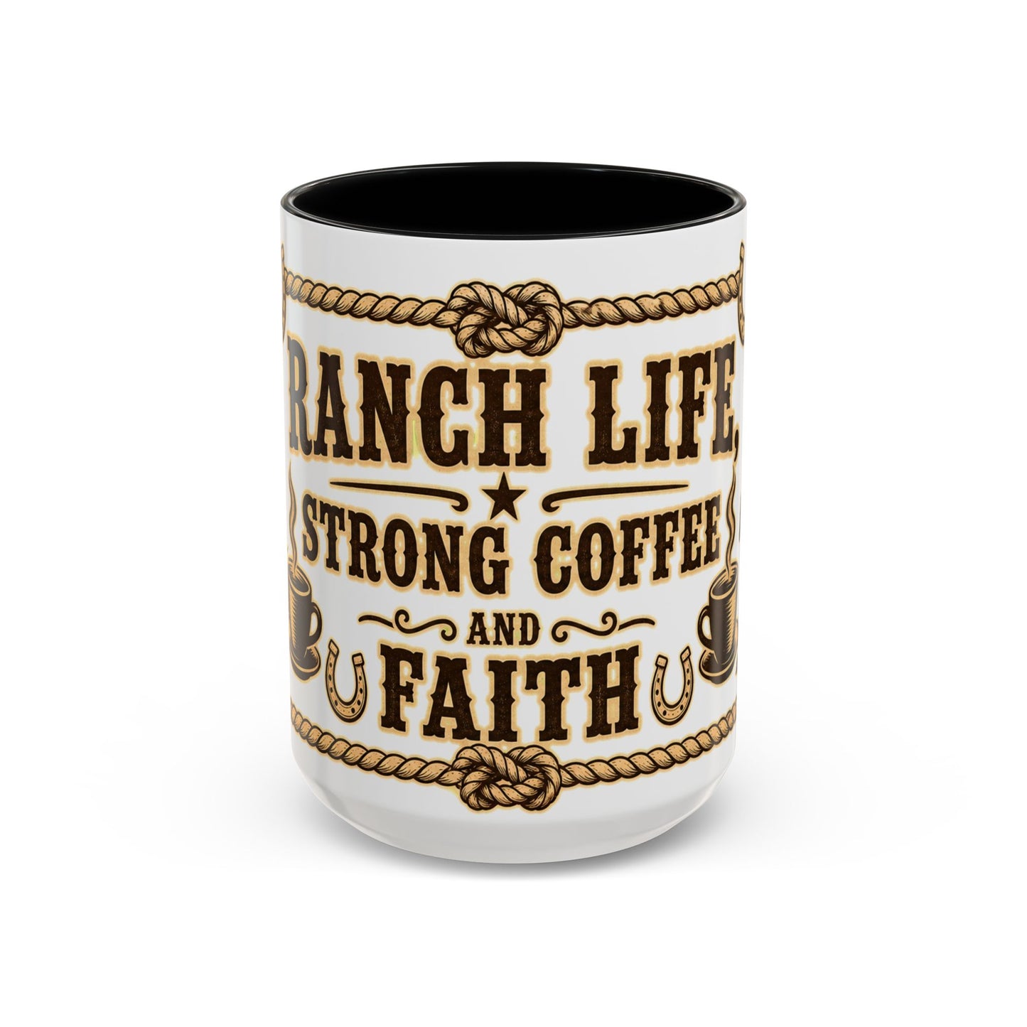 Ranch Life Coffee Mug, Fundraiser Mugs, Silent Auction Coffee Cups