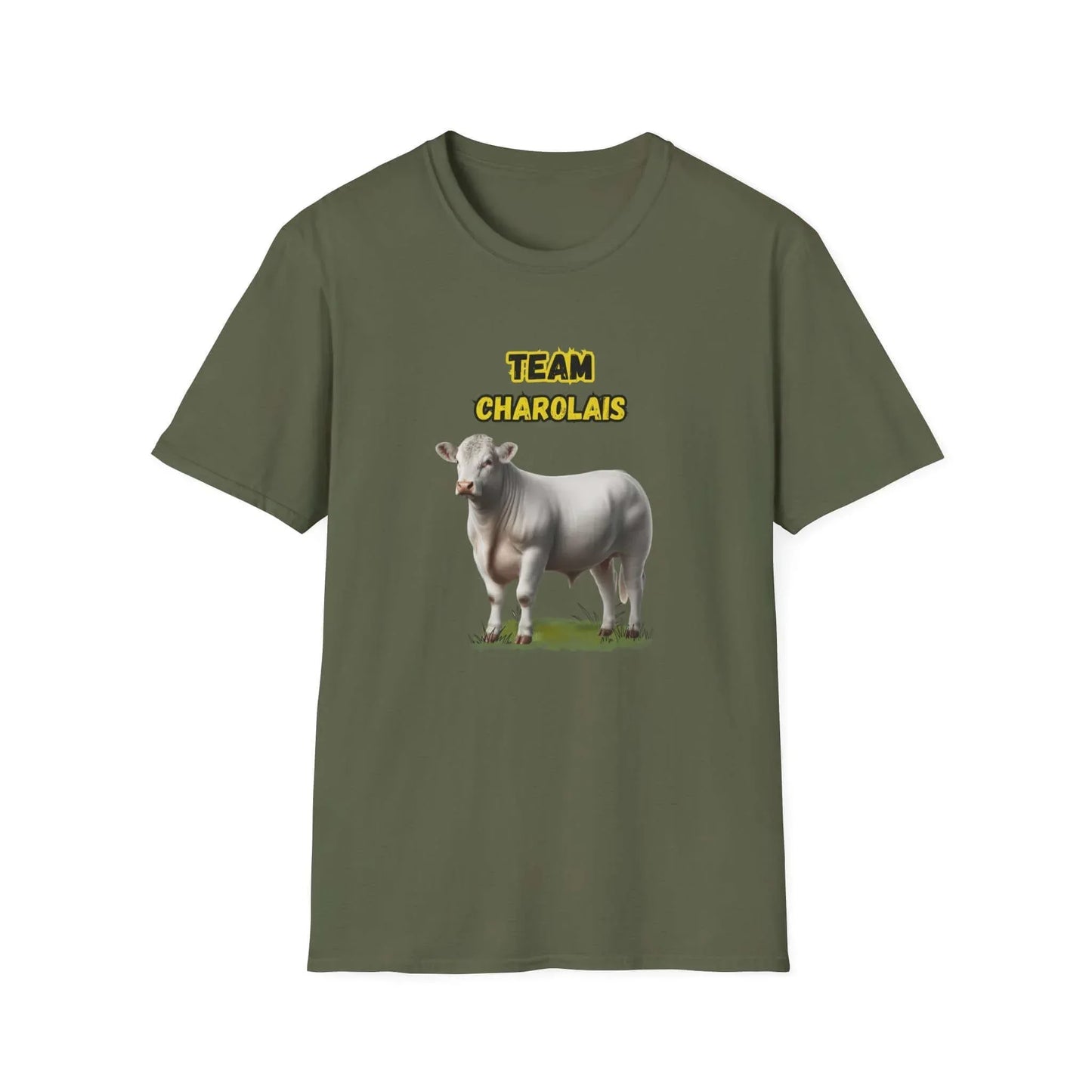 Charolais T-Shirt, Charolais Cattle Farmer Tee, Livestock Apparel - The Best New Thing
