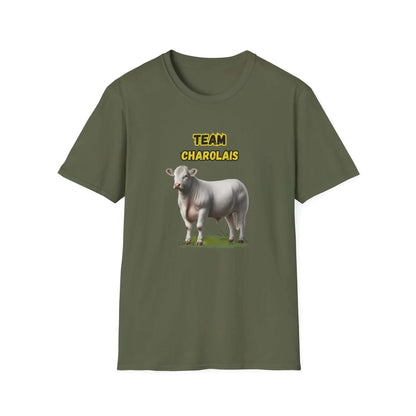 Charolais T-Shirt, Charolais Cattle Farmer Tee, Livestock Apparel - The Best New Thing