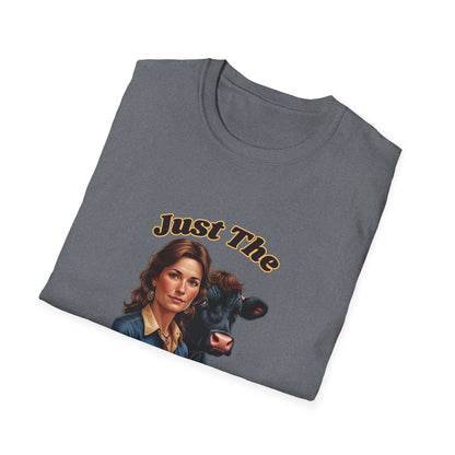 Farmers Wife Apparel, "Just The Kind of Wife I Am, Funny Farm Wife Tee, Dark
