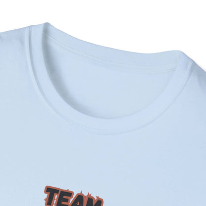 Hereford T-Shirt neckline detail, soft cotton fabric with 'TEAM HEREFORD' lettering displayed.