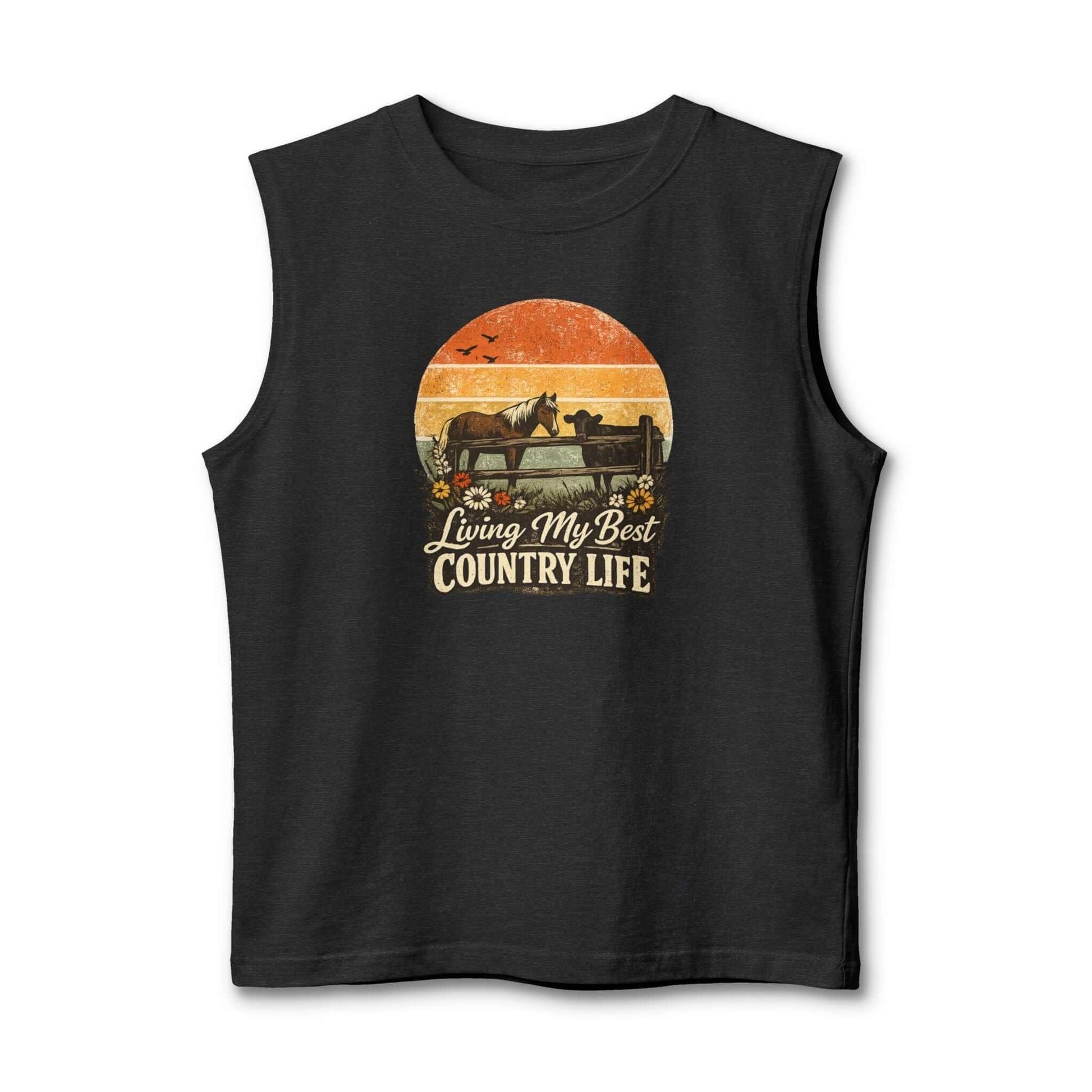 Country Life Tank Top, Western Tank Apparel, Farm Tees - The Best New Thing