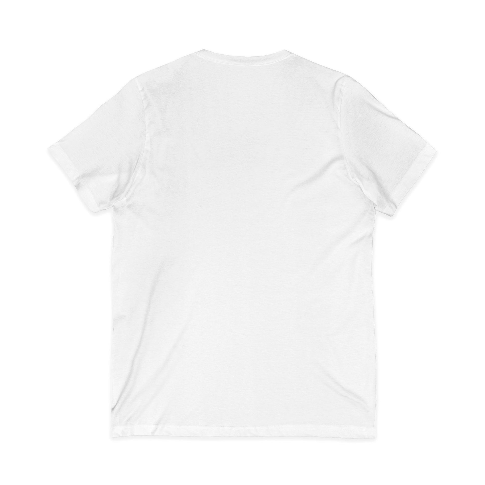 Back view of a white Grandma T-Shirt, perfect for gifting to Nana or Mema, showcasing its lightweight fabric.