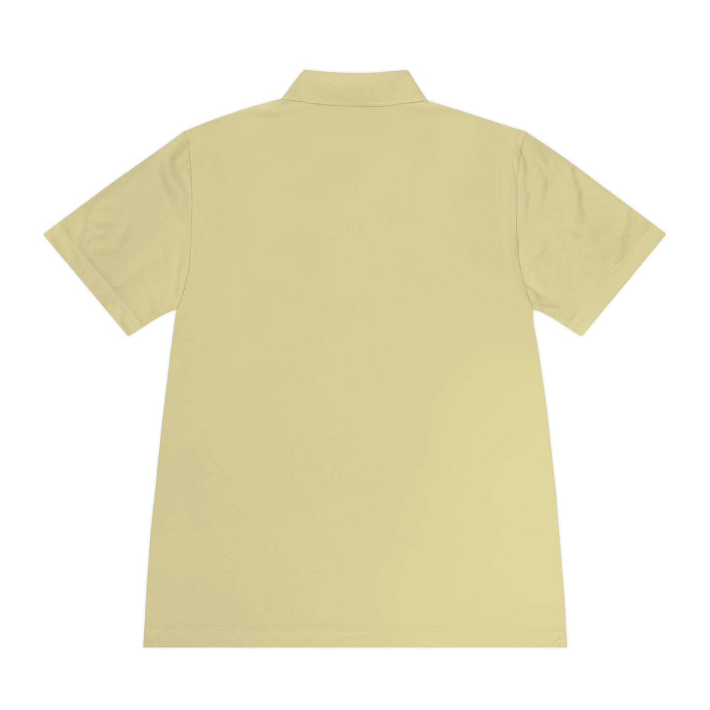Back view of Personalize Sport Polo Shirt in lightweight fabric, ideal for ranch hands and outdoor activities.