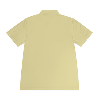 Back view of Personalize Sport Polo Shirt in lightweight fabric, ideal for ranch hands and outdoor activities.