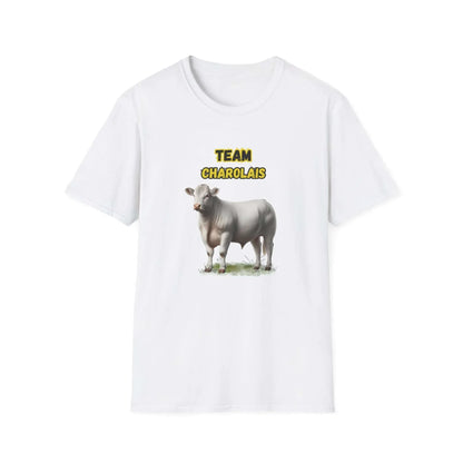 Charolais T-Shirt, Charolais Cattle Farmer Tee, Livestock Apparel - The Best New Thing
