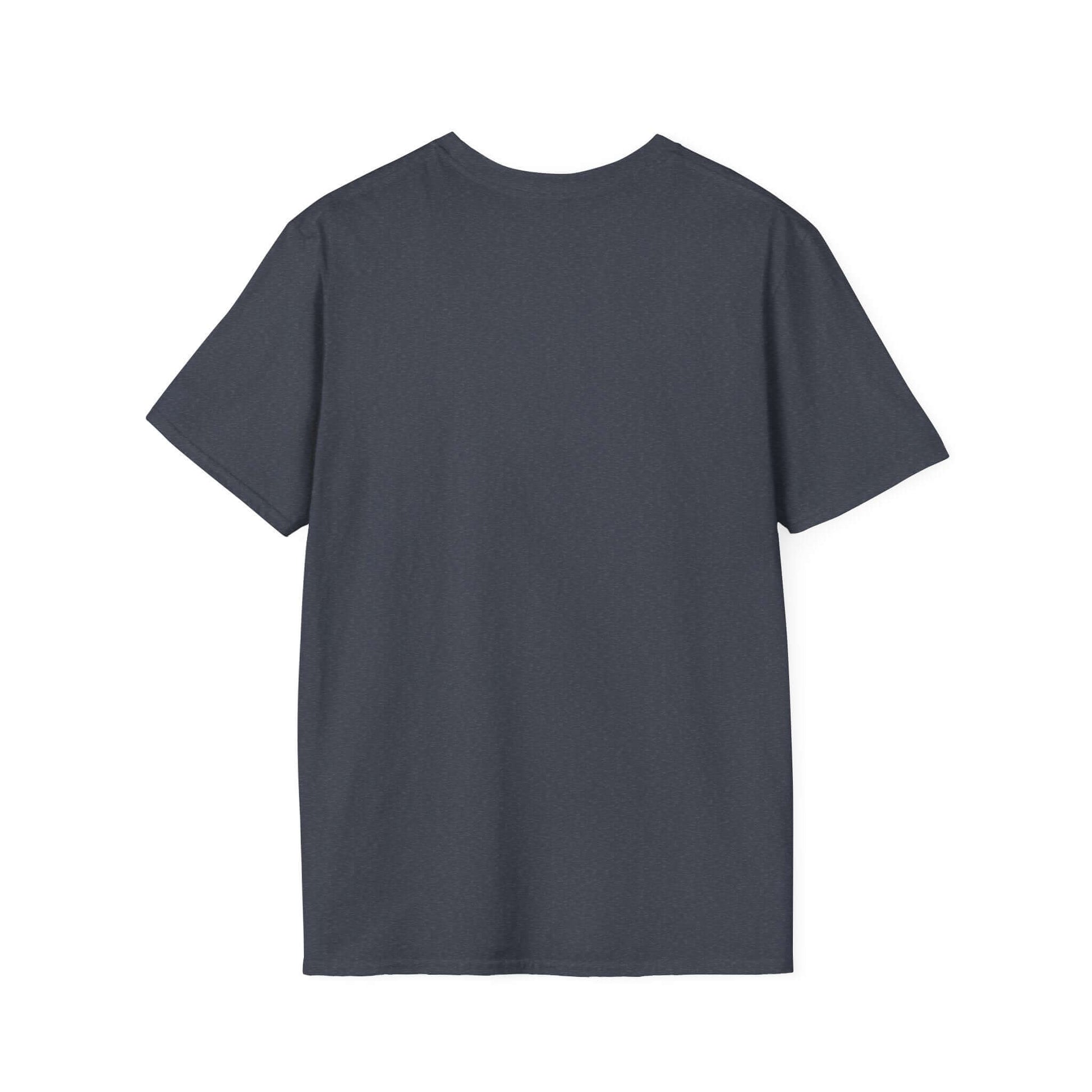 Back view of the Long Live the Cowboy, Western Horse T-Shirt for Men in dark color.
