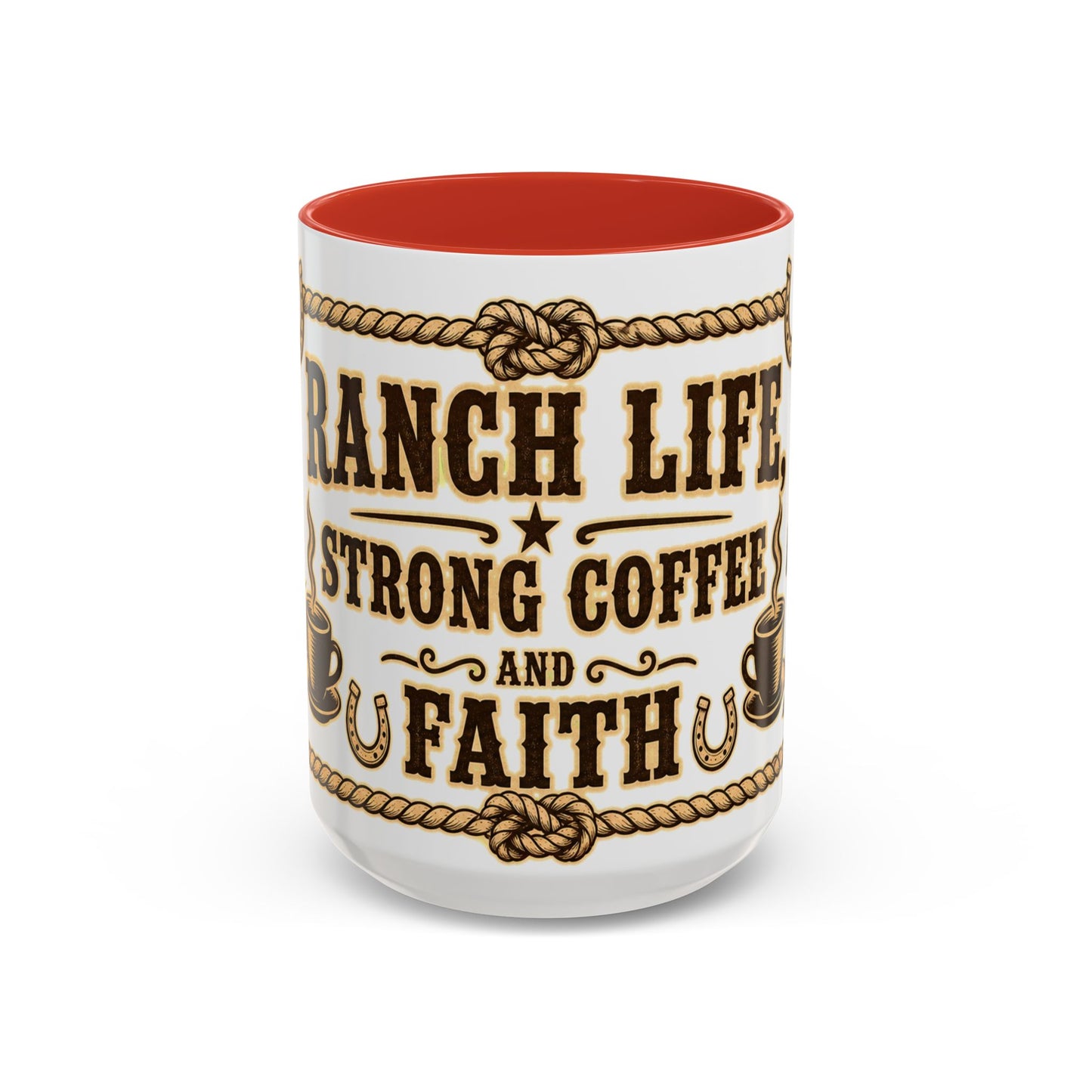 Ranch Life Coffee Mug, Fundraiser Mugs, Silent Auction Coffee Cups