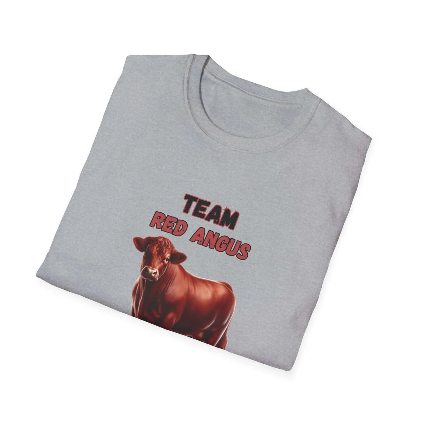 Red Angus T-Shirt, Cattle Ranching Tee, Rancher Apparel - The Best New Thing