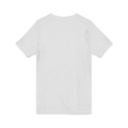 Back view of a light gray Grandma T-Shirt, perfect for gifting to granny, featuring a funny design.
