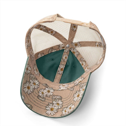 Women's Washed Mesh Hat Cowgirl Chic Ball Cap, Too Wild to Tame Hat