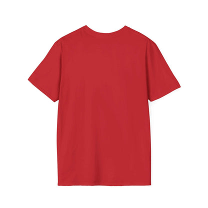 Back view of a red Black Angus Lover T-Shirt, perfect gift for ranchers and farmers, made from soft, breathable cotton.