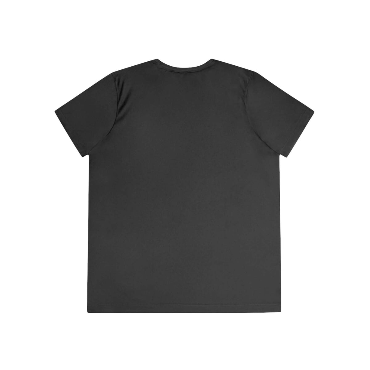 Back view of the Cowgirl Ride Giddy Up Ladies Tee in a solid color, perfect for ranch and casual wear.