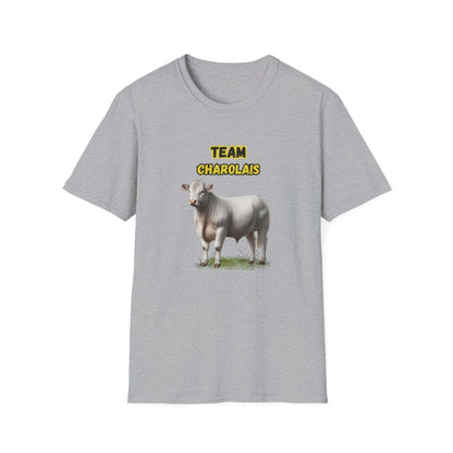 Charolais T-Shirt, Charolais Cattle Farmer Tee, Livestock Apparel - The Best New Thing