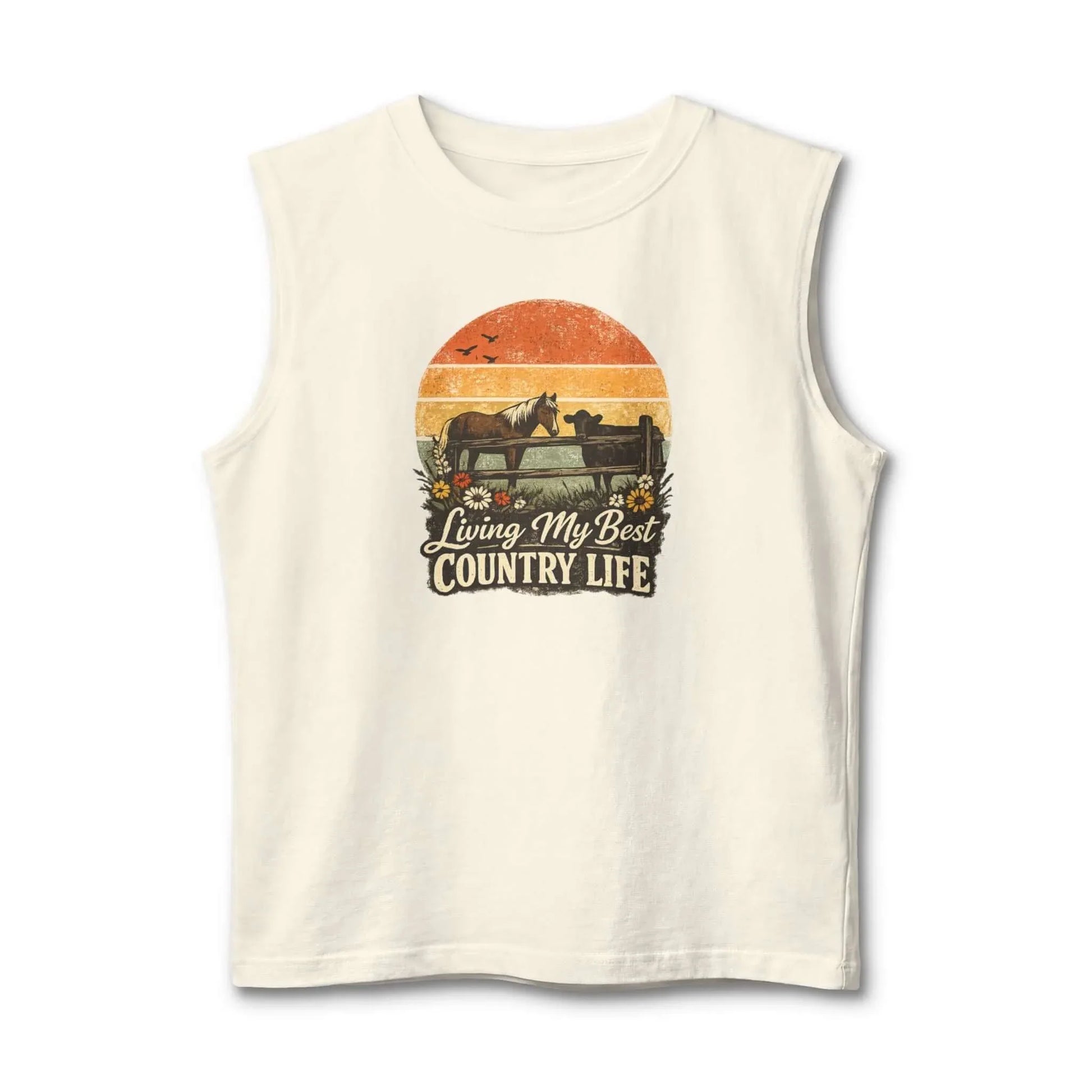 Country Life Tank Top, Western Tank Apparel, Farm Tees - The Best New Thing