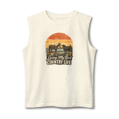 Country Life Tank Top, Western Tank Apparel, Farm Tees - The Best New Thing