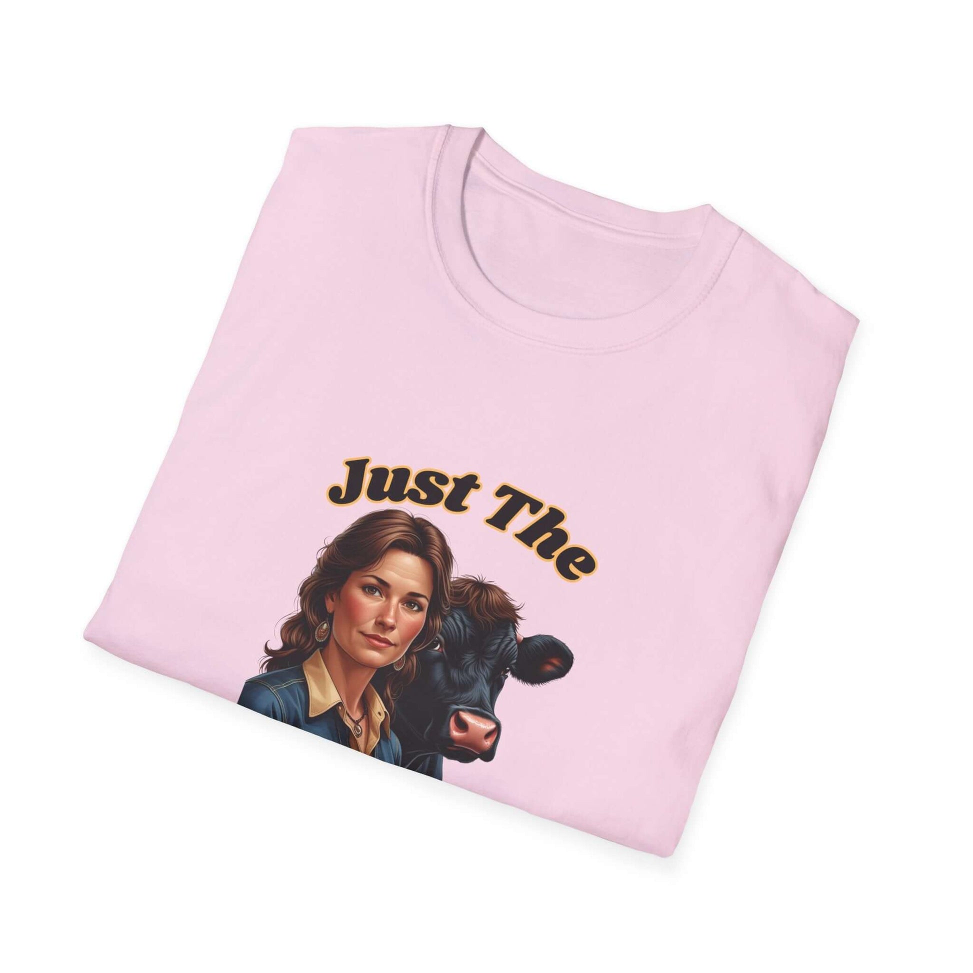 Farmers Wife Apparel, "Just The Kind of Wife I Am, Funny Farm Wife Tee, Neck