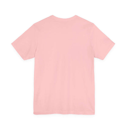 Back view of the Cowgirl Western Tee in soft pink, showcasing its lightweight fabric and casual style.