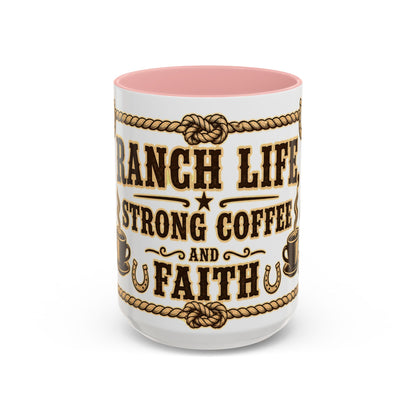 Ranch Life Coffee Mug, Fundraiser Mugs, Silent Auction Coffee Cups