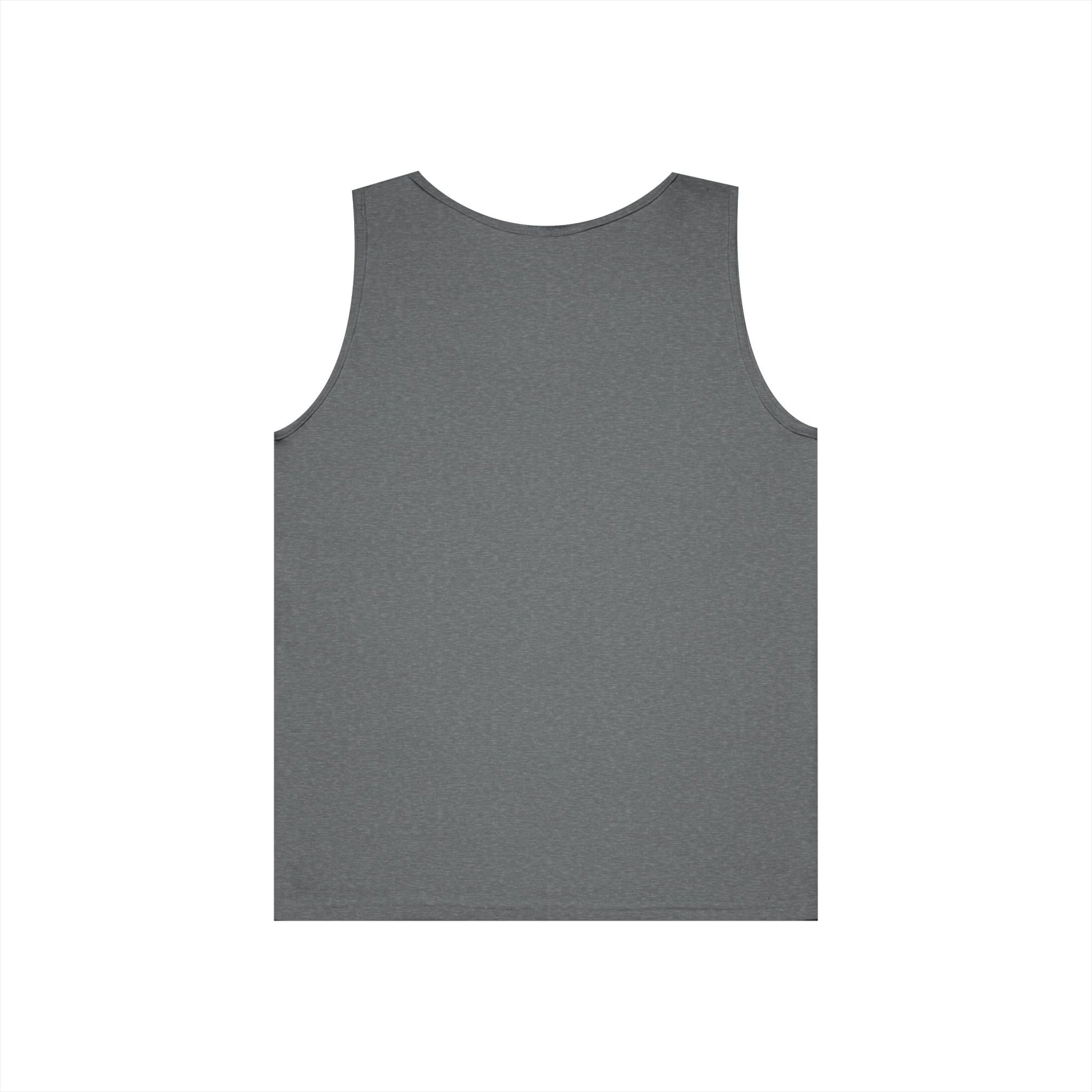 Back view of Horse Lover Tank Top in gray, perfect for horse lovers and country gift enthusiasts.