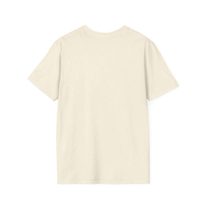 Back view of the Lucky Farm T-Shirt in soft white, designed for casual wear with a relaxed fit.