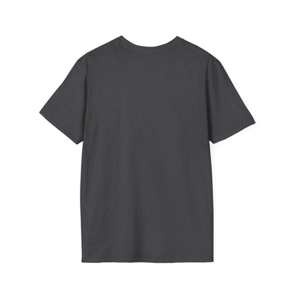 Back view of Working Cows Humor T-Shirt, gray lightweight cotton tee, perfect for farm or casual wear.