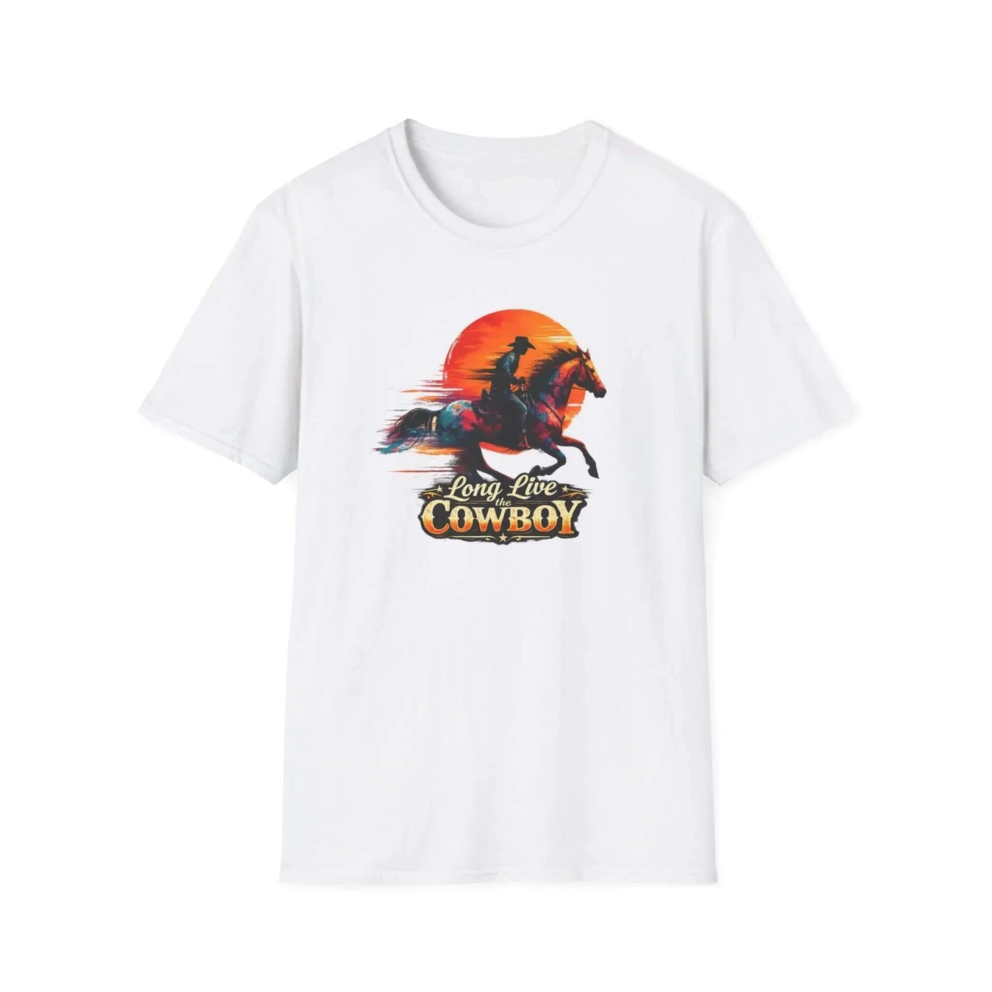 Long Live the Cowboy, Western Horse T-Shirt for Men - The Best New Thing