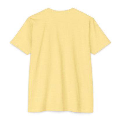 Back view of the I Like It When You Are Nice to Me T-Shirt in soft yellow fabric, showcasing a classic tee design.