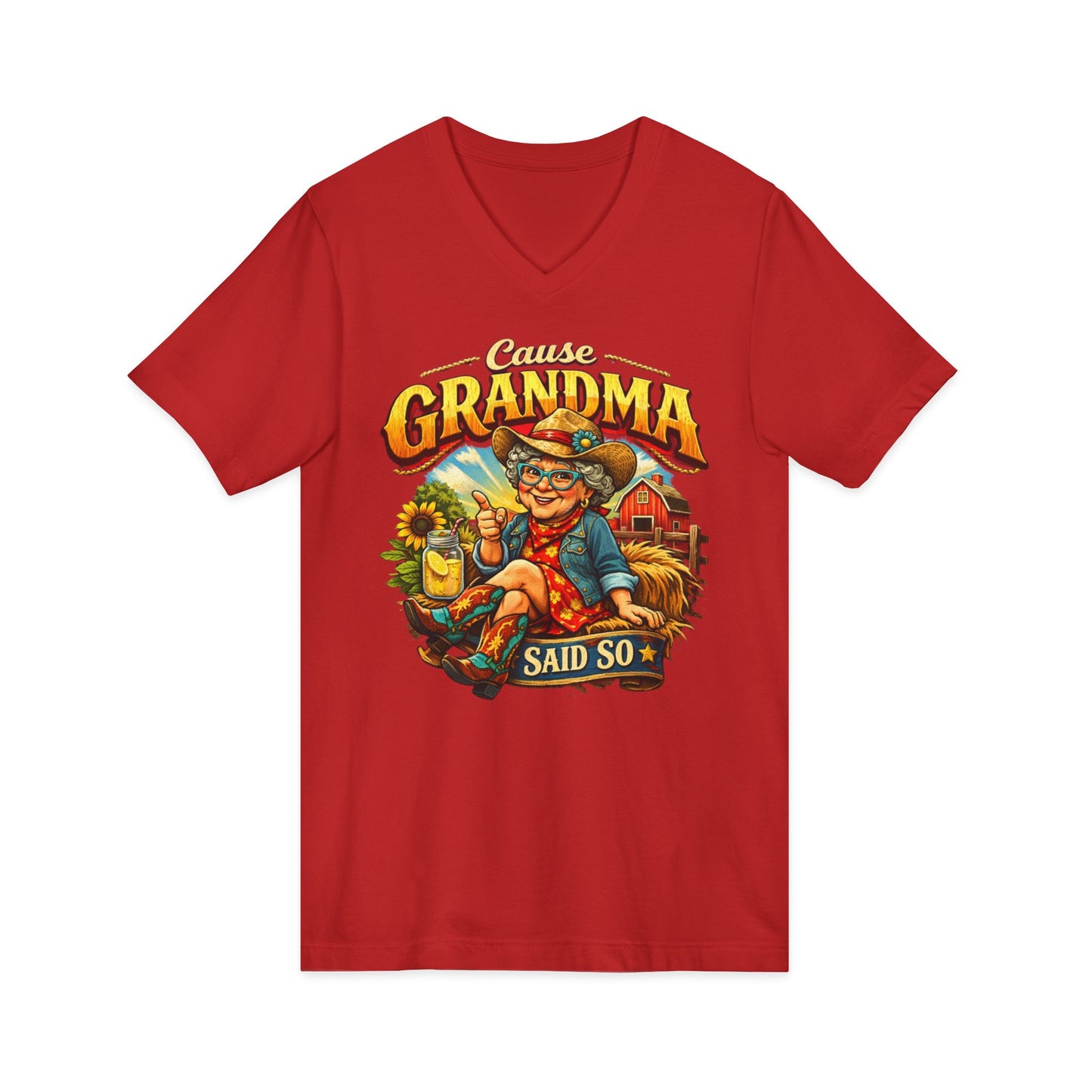 Grandma T-Shirt with humorous design featuring a cartoon grandma, perfect gift for Granny and Mema.