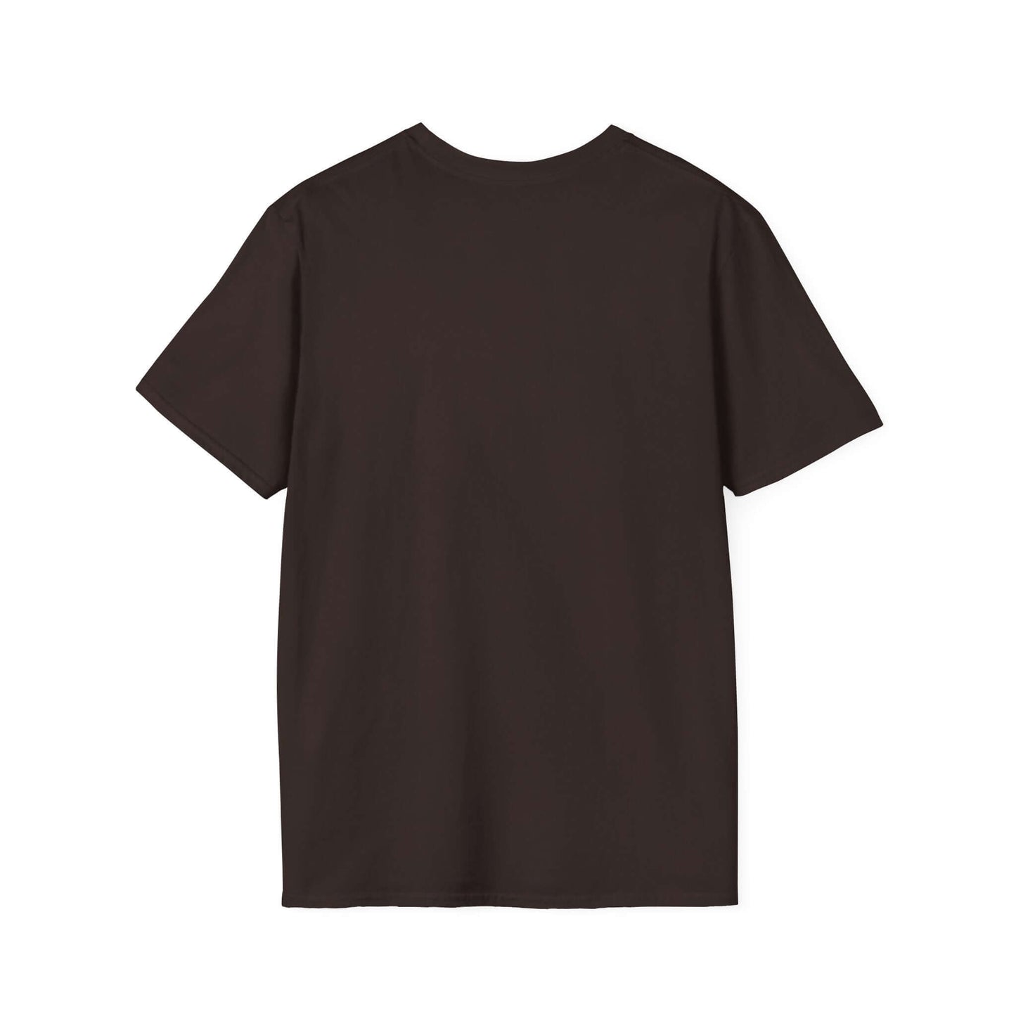 Back view of the Working Cows Humor T-Shirt, showcasing its lightweight design and crewneck style.